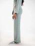 TEXTURED WIDE LEG TROUSER